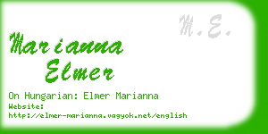 marianna elmer business card